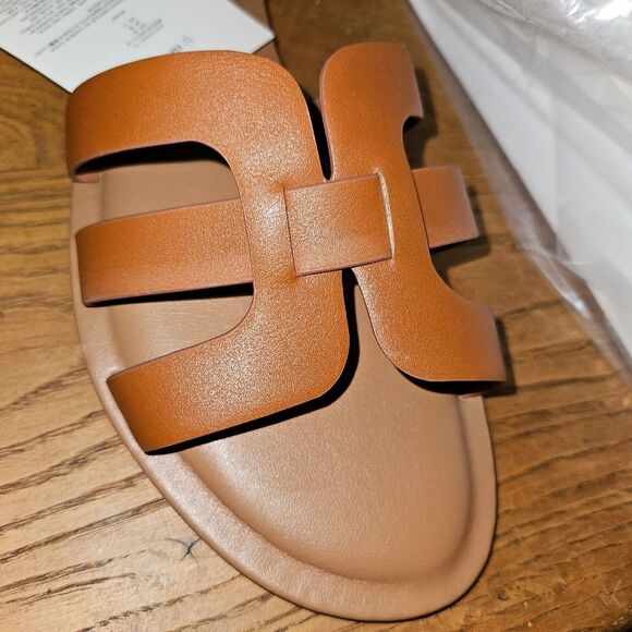 The Drop Faux Leather Brown Women's Size 13 H Sandal Flip Flops - Picture 10 of 11